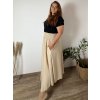 Sukně dlouhá dámské LADY (46/48/50 ONE SIZE) ITALSKÁ MÓDA IM424423/DR (Velikost 48/50, Barva modrá petrolejová)