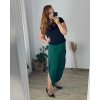 Kalhoty harémky letní dlouhé dámské (42/44/46 ONE SIZE) ITALSKÁ MÓDA IM424361/DR