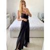 Kalhoty dlouhé letní dámské (S/M/L ONE SIZE) ITALSKÁ MÓDA IMM24M29181/DU (Velikost S/M/L, Barva béžová)