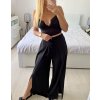 Kalhoty dlouhé letní dámské (S/M/L ONE SIZE) ITALSKÁ MÓDA IMM24M29181/DU (Velikost S/M/L, Barva béžová)