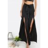 Kalhoty dlouhé letní dámské (S/M/L ONE SIZE) ITALSKÁ MÓDA IMM24M29181/DU (Velikost S/M/L, Barva béžová)