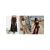 Kalhoty dlouhé letní dámské (S/M/L ONE SIZE) ITALSKÁ MÓDA IMM24M29181/DU (Velikost S/M/L, Barva béžová)