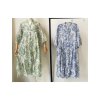 Šaty letní 3/4 dlouhý rukáv dámské (S/M/L ONE SIZE) INDICKÁ MÓDA IMPEM23204-5/DUR (Velikost M/L, Barva modrá)