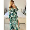 Šaty letní dlouhé šifonové dlouhý rukáv dámské (S/M ONE SIZE) ITALSKÁ MÓDA IMPES238990-5/DU (Velikost S/M/L, Barva bílá)