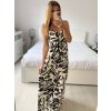 Šaty dlouhé letní na ramínka dámské (S/M - L/XL) ITALSKÁ MÓDA IMPEM2455588/DU