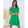 Šaty letní krátký rukáv bavlněné volnočasové dámské (S/M ONE SIZE) ITALSKá MóDA IMM24M19844/DR (Velikost S/M/L, Barva Černá)