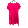 Šaty letní krátký rukáv bavlněné volnočasové dámské (S/M ONE SIZE) ITALSKá MóDA IMM24M19844/DR (Velikost S/M/L, Barva Černá)