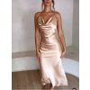 Šaty elegatní na ramínka dámské (S/M ONE SIZE) ITALSKÁ MÓDA IMPGM24MILANO/DUR
