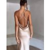 Šaty elegatní na ramínka dámské (S/M ONE SIZE) ITALSKÁ MÓDA IMPGM24MILANO/DUR