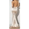 Šaty dlouhé elegantní na ramínka dámské (S/M ONE SIZE) ITALSKÁ MÓDA IMPBB24C22931/DU (Velikost S/M/L, Barva Černá)