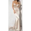 Šaty dlouhé elegantní na ramínka dámské (S/M ONE SIZE) ITALSKÁ MÓDA IMPBB24C22931/DU (Velikost S/M/L, Barva Černá)
