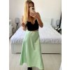Sukně dlouhá saténová dámská (S/M ONE SIZE) ITALSKÁ MÓDA IMPBB242N6997/DUR (Velikost S/M/L, Barva Černá)