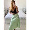 Sukně dlouhá saténová dámská (S/M ONE SIZE) ITALSKÁ MÓDA IMPBB242N6997/DUR (Velikost S/M/L, Barva Černá)