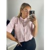 Košile s krajkou dámská (L/XL/2XL ONE SIZE) ITALSKá MóDA IM723MEDA/DUR (Velikost XL/2XL, Barva bílá)