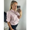 Košile s krajkou dámská (L/XL/2XL ONE SIZE) ITALSKá MóDA IM723MEDA/DUR (Velikost XL/2XL, Barva bílá)