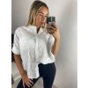Košile s krajkou dámská (L/XL/2XL ONE SIZE) ITALSKá MóDA IM723MEDA/DUR (Velikost XL/2XL, Barva bílá)