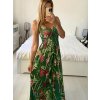 Šaty dlouhé letní icecool na ramínka dámské (M/L-XL/2XL) AINUOSI ITALSKÁ MODA IMB249056/DUR (Velikost M/L, Barva Černá)