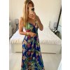 Šaty dlouhé letní icecool na ramínka dámské (M/L-XL/2XL) AINUOSI ITALSKÁ MODA IMB249056/DUR (Velikost M/L, Barva Černá)