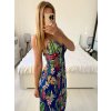 Šaty dlouhé letní icecool na ramínka dámské (M/L-XL/2XL) AINUOSI ITALSKÁ MODA IMB249056/DUR (Velikost M/L, Barva Černá)