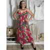 Šaty dlouhé letní icecool na ramínka dámské (M/L-XL/2XL) AINUOSI ITALSKÁ MODA IMB249056/DUR (Velikost M/L, Barva Černá)