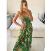 Šaty dlouhé letní icecool na ramínka dámské (M/L-XL/2XL) AINUOSI ITALSKÁ MODA IMB249056/DUR (Velikost M/L, Barva Černá)