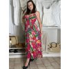 Šaty dlouhé letní icecool na ramínka dámské (M/L-XL/2XL) AINUOSI ITALSKÁ MODA IMB249056/DUR (Velikost M/L, Barva Černá)