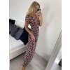 Šaty dlouhé elegantní icecool bez rukávu dámské (M/L, XL/XXL) AINUOSI  ITALSKÁ MODA IMB24F821/DUR (Velikost M/L, Barva Černá)