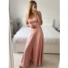 Šaty dlouhé elegantní na ramínka dámské (S/M ONE SIZE) ITALSKÁ MÓDA IMPSH246582/DU (Velikost S/M/L, Barva fialová)