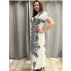 Šaty dlouhé letní icecool bez rukávu dámské (M/L-XL/2XL) AINUOSI ITALSKÁ MODA IMB249501 (Velikost M/L, Barva bílá)