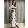 Šaty dlouhé letní icecool bez rukávu dámské (M/L-XL/2XL) AINUOSI ITALSKÁ MODA IMB249501 (Velikost M/L, Barva bílá)