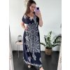 Šaty dlouhé letní icecool bez rukávu dámské (M/L-XL/2XL) AINUOSI ITALSKÁ MODA IMB249501 (Velikost M/L, Barva bílá)