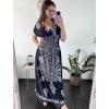 Šaty dlouhé letní icecool bez rukávu dámské (M/L-XL/2XL) AINUOSI ITALSKÁ MODA IMB249501 (Velikost M/L, Barva bílá)