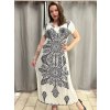 Šaty dlouhé letní icecool bez rukávu dámské (M/L-XL/2XL) AINUOSI ITALSKÁ MODA IMB249501 (Velikost M/L, Barva bílá)