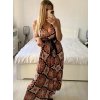 Šaty dlouhé letní icecool bez rukávu dámské (S/M/L ONE SIZE) ITALSKÁ MÓDA IMM23M2132-19/DU