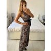 Šaty dlouhé letní icecool bez rukávu dámské (S/M/L ONE SIZE) ITALSKÁ MÓDA IMM23M2132-20/DU