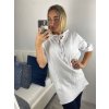 Šaty letní mušelínové dlouhý rukáv dámské (S/M/L ONE SIZE) ITALSKÁ MÓDA IMWCH24011/DUR