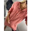 Šaty letní mušelínové dlouhý rukáv dámské (S/M/L ONE SIZE) ITALSKÁ MÓDA IMWCH24011/DUR