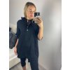 Šaty letní mušelínové dlouhý rukáv dámské (S/M/L ONE SIZE) ITALSKÁ MÓDA IMWCH24011/DUR