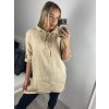 Šaty letní mušelínové dlouhý rukáv dámské (S/M/L ONE SIZE) ITALSKÁ MÓDA IMWCH24011/DUR