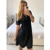 Šaty košilové bavlněné 3/4 dlouhý rukáv dámské (S/M/L ONE SIZE) ITALSKÁ MÓDA IM424NINA/DU (Velikost M/L, Barva béžová)