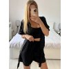 Souprava letní tunika a kraťasy dámská (S/M/L ONE SIZE) ITALSKÁ MÓDA IMWAH24600/DU (Velikost M/L, Barva béžová)