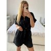 Souprava letní tunika a kraťasy dámská (S/M/L ONE SIZE) ITALSKÁ MÓDA IMWAH24600/DU (Velikost M/L, Barva béžová)