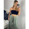 Kalhoty harémky letní dlouhé dámské (S/M/L ONE SIZE) ITALSKÁ MÓDA IM324122/DU (Velikost M/L, Barva bílá)