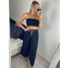 Kalhoty harémky letní dlouhé dámské (S/M/L ONE SIZE) ITALSKÁ MÓDA IM324122/DU (Velikost M/L, Barva bílá)
