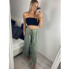 Kalhoty harémky letní dlouhé dámské (S/M/L ONE SIZE) ITALSKÁ MÓDA IM324122/DU (Velikost M/L, Barva bílá)