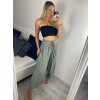 Kalhoty harémky letní dlouhé dámské (S/M/L ONE SIZE) ITALSKÁ MÓDA IM324122/DU (Velikost M/L, Barva bílá)