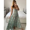 Šaty letní na ramínka dámské (S/M ONE SIZE) INDICKÁ MÓDA IMPEM22G69-1/DU