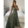 Šaty letní na ramínka dámské (S/M ONE SIZE) INDICKÁ MÓDA IMPEM22G69-2/DUR