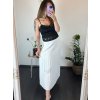 Sukně skládaná dlouhá dámská (S/M ONE SIZE) ITALSKá MóDA IMSM24036/DR