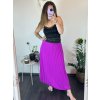 Sukně skládaná dlouhá dámská (S/M ONE SIZE) ITALSKá MóDA IMSM24036/DR